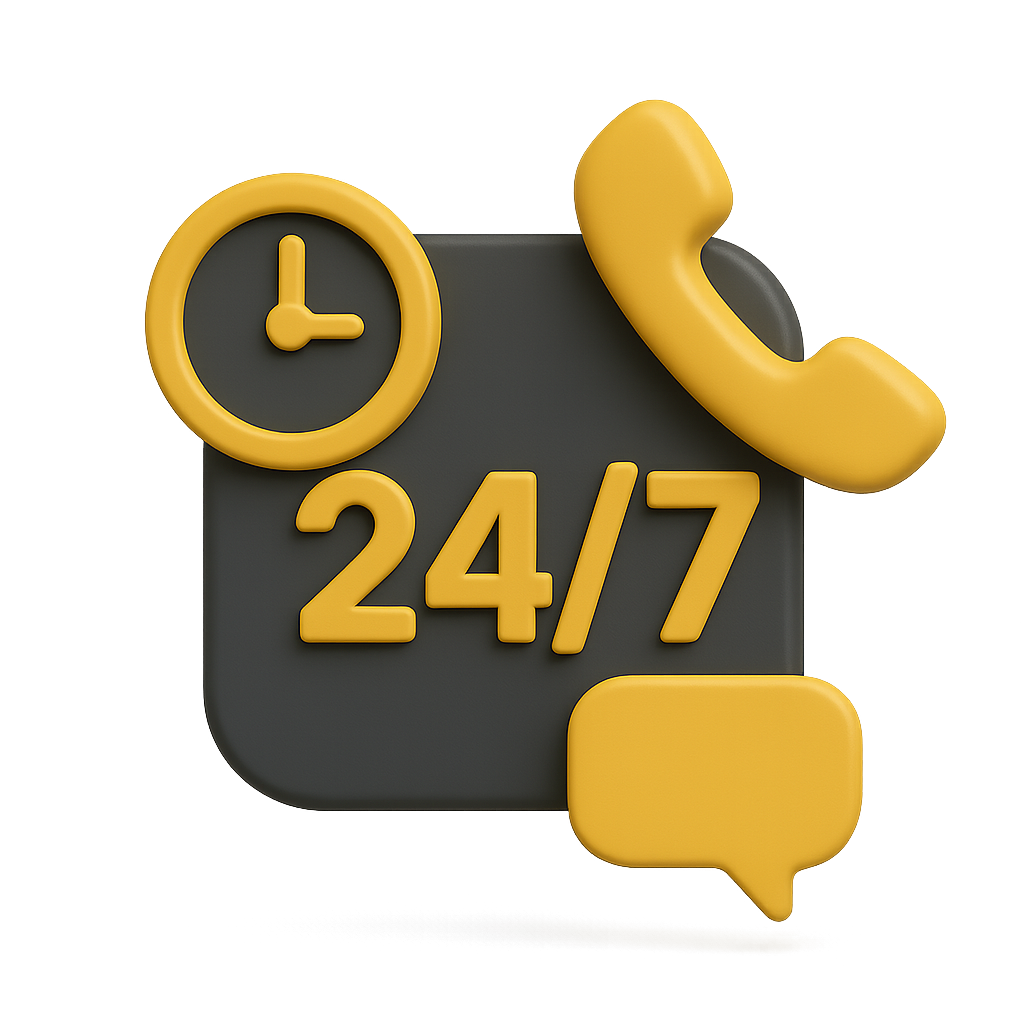 پشتیبانی 24/7